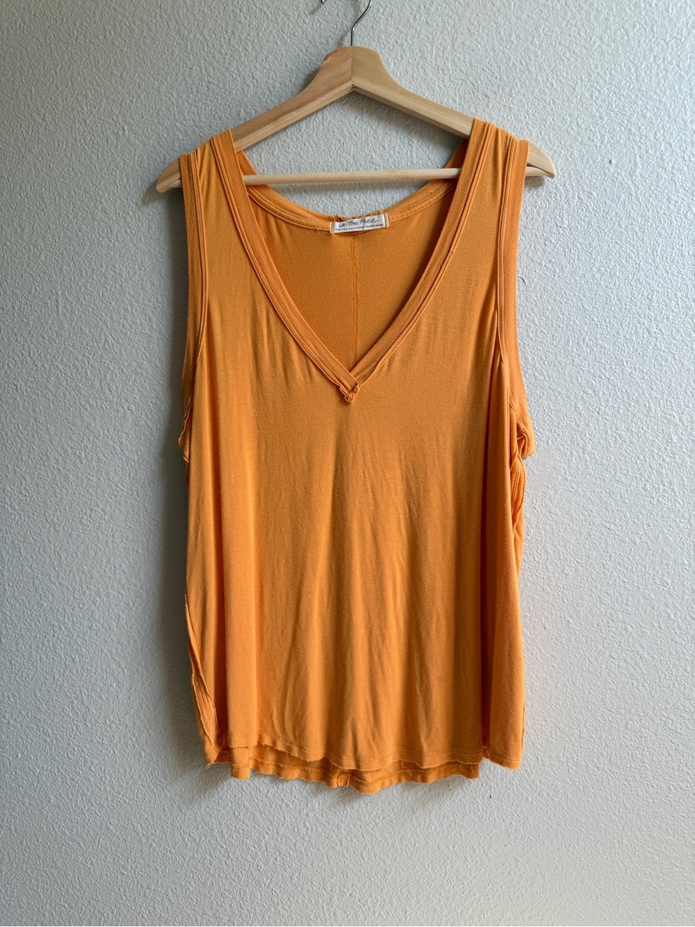 We The Free Orange Tank Top Women’s Size Extra Large